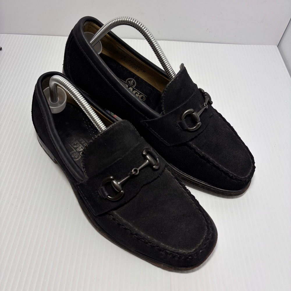 SEBAGO‎ DOCKSIDES LOAFERS Suede Black Size 8